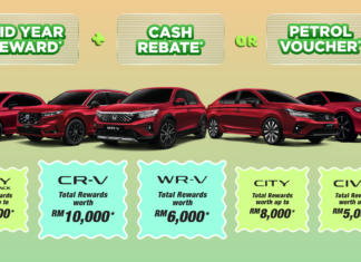 Honda Malaysia tawar rebat hingga RM10k bagi model 2025