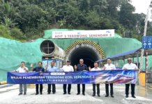 ECRL : Penembusan terowong Serendah 2 selesai enam bulan lebih