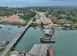 Projek jambatan Marang bakal siap Januari 2027