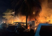 Pekerja bengkel melecur, lebih 40 kenderaan hangus terbakar