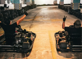 Parkir Platinum Mall Kota Bharu kini jadi litar sukan go-kart
