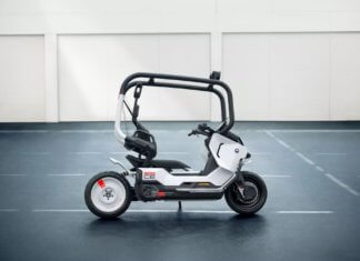 BMW Motorrad perlihat konsep skuter elektrik lasak Vision CE