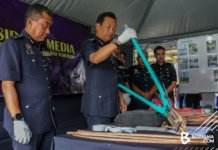 Polis tahan lapan lelaki curi, beli kabel ECRL