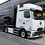 Pasukan Formula 1 Mercedes-AMG PETRONAS guna lori EV Mercedes-Benz eActros 600.01