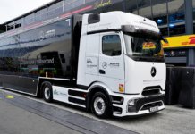 Pasukan Mercedes-AMG PETRONAS F1 guna lori EV Mercedes-Benz eActros 600 ke GP Belanda, pertama bagi pasukan F1!