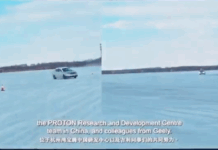 Proton Saga AMA01 diuji di kawasan salji