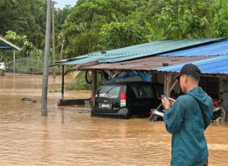 20 penduduk terperangkap banjir di Tanjong Malim