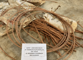 Polis tahan dua lelaki curi kabel ECRL