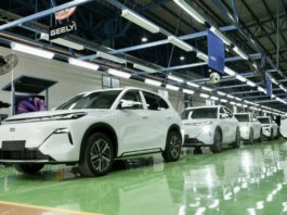 Geely mula pasang Starray EM-i di kemudahan Purwakarta, Indonesia