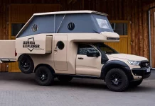 Voyager oleh Auriga Explorer ini boleh ubah Ford Ranger anda jadi trak camper 6-roda