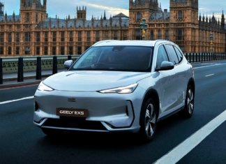Geely EX5 dilancar di UK, bateri 60.22 kWj, dari RM180 ribu!