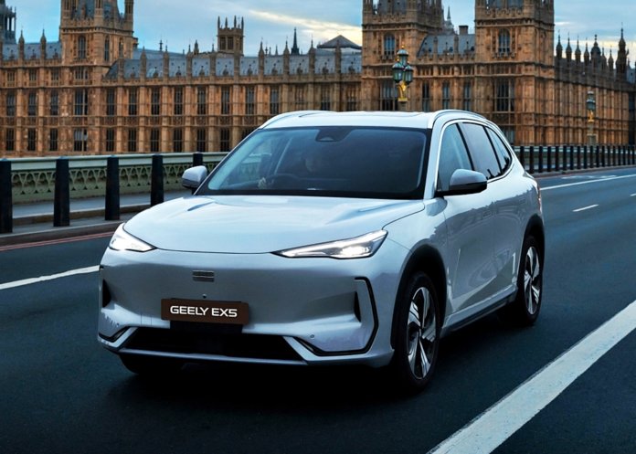 Geely EX5 London big ben