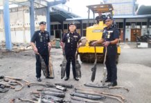 Polis Kedah lupus 1,385 aksesori motosikal diubah suai