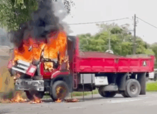 Bakar lori elak disita JPJ, pemuda didenda RM3,500