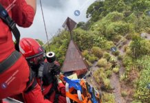 Jenazah Mustaqqeem selamat dibawa turun guna helikopter AW189