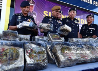 Selepas dikejar 2km, polis rampas dadah bernilai RM12.9 juta