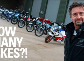 Richard Hammond tunjuk koleksi motosikal dari pelbagai jenama