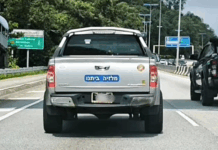 Polis kenalpasti pemilik trak pikap tulisan Hebrew warga tempatan