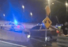 Pasangan kekasih langgar kereta polis gara-gara takut ditangkap khalwat