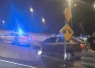 Pasangan kekasih langgar kereta polis gara-gara takut ditangkap khalwat