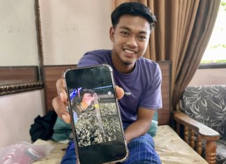 Patah tulang kaki terkena serpihan besi di LPT 2