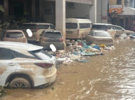 Banyak kereta rakyat Malaysia terkandas banjir Hatyai