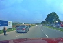 Elak dipukul suami, wanita nekad terjun kereta