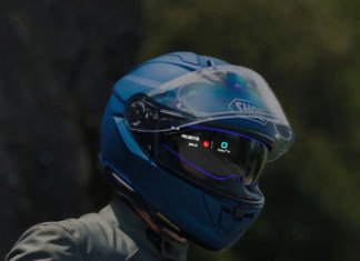 Shoei GT-Air 3 Smart, helmet pintar dengan paparan realiti terimbuh