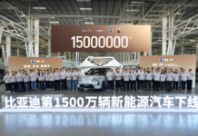 Atasi Tesla dan VW, BYD capai pengeluaran NEV ke 15 juta