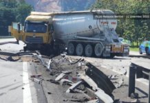 Nahas lori tangki, Lebuhraya PLUS sesak 10km