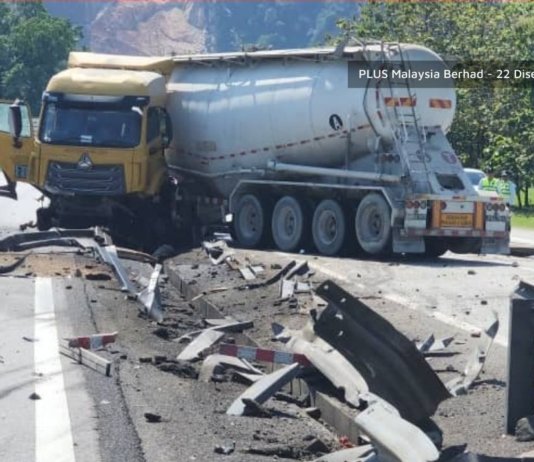 Nahas lori tangki, Lebuhraya PLUS sesak 10km