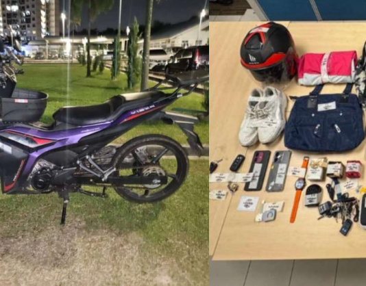 Menyamar jadi penghantar makanan sebelum pecah masuk rumah