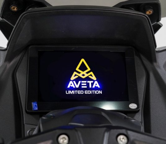 Aveta Nova 250 tampil dua varian warna Titan Red, Nordic Blue