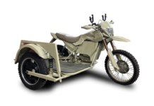 Pengeluar senjata Kalashnikov hasilkan motosikal enduro berkuasa elektrik, siap ada sidecar