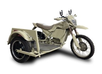 Pengeluar senjata Kalashnikov hasilkan motosikal enduro berkuasa elektrik, siap ada sidecar