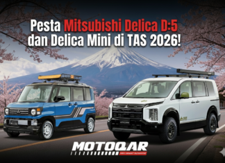 Pesta Mitsubishi Delica D:5 dan Delica Mini di di Tokyo Auto Salon 2026!
