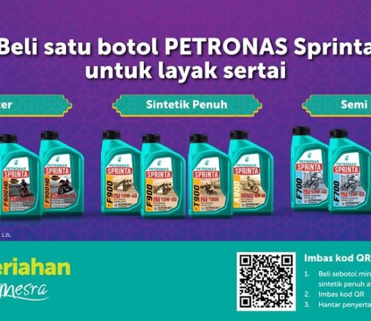 Peraduan Petronas Sprinta 40 Tahun tawar pelbagai hadiah lumayan