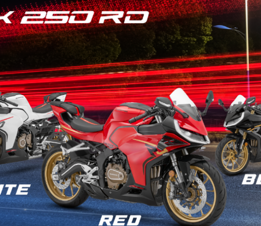 QJMOTOR tampil model supersport SRK450RR, SRK250RD untuk pilihan peminat tempatan
