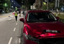 Warga emas maut dirempuh pemandu mabuk