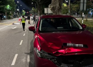 Warga emas maut dirempuh pemandu mabuk