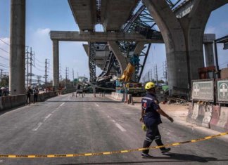 Tragedi Berdarah Thailand: Selepas 32 maut, kren runtuh lagi di “Death Road”!