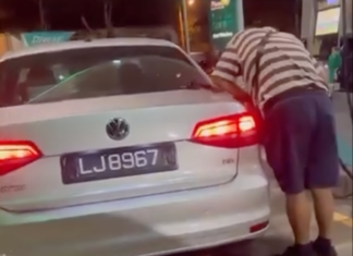 Pemandu tutup nombor plat isi RON95 didakwa esok