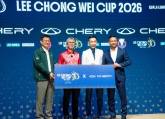 Chery, Chong Wei jalin kerjasama melalui Piala Lee Chong Wei 2026