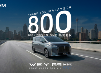 Model WEY G9 Hi4 PHEV rekod lebih 800 tempahan dalam masa seminggu