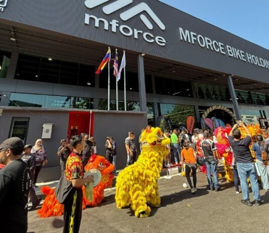 MForce Bike Holdings rasmi miliki pusat servis motosikal terbesar di Malaysia