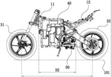 Paten sportbike elektrik CFMoto terdedah