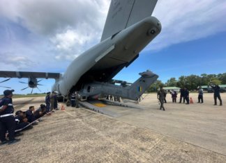 TUDM berjaya laksana misi angkut helikopter EC725 AP guna pesawat A400M