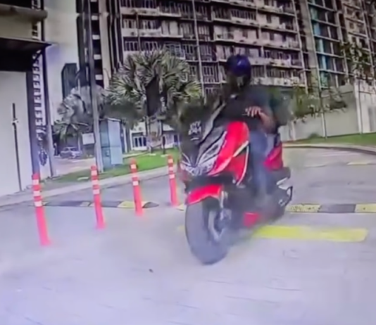 Polis buru lelaki curi Honda NSS250A