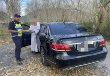 Tiada lesen, Mercedes E200 warga Kemboja disita