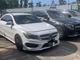 Dua Mercedes kena sita, cukai jalan tamat tempoh